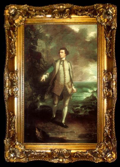 framed  REYNOLDS, Sir Joshua Commodore Keppel, ta009-2